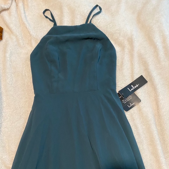 XS Lulu's "Mythical Kind of Love" dark green dress - Picture 2 of 6